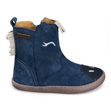 Botas em Pele Azul - Impermeável