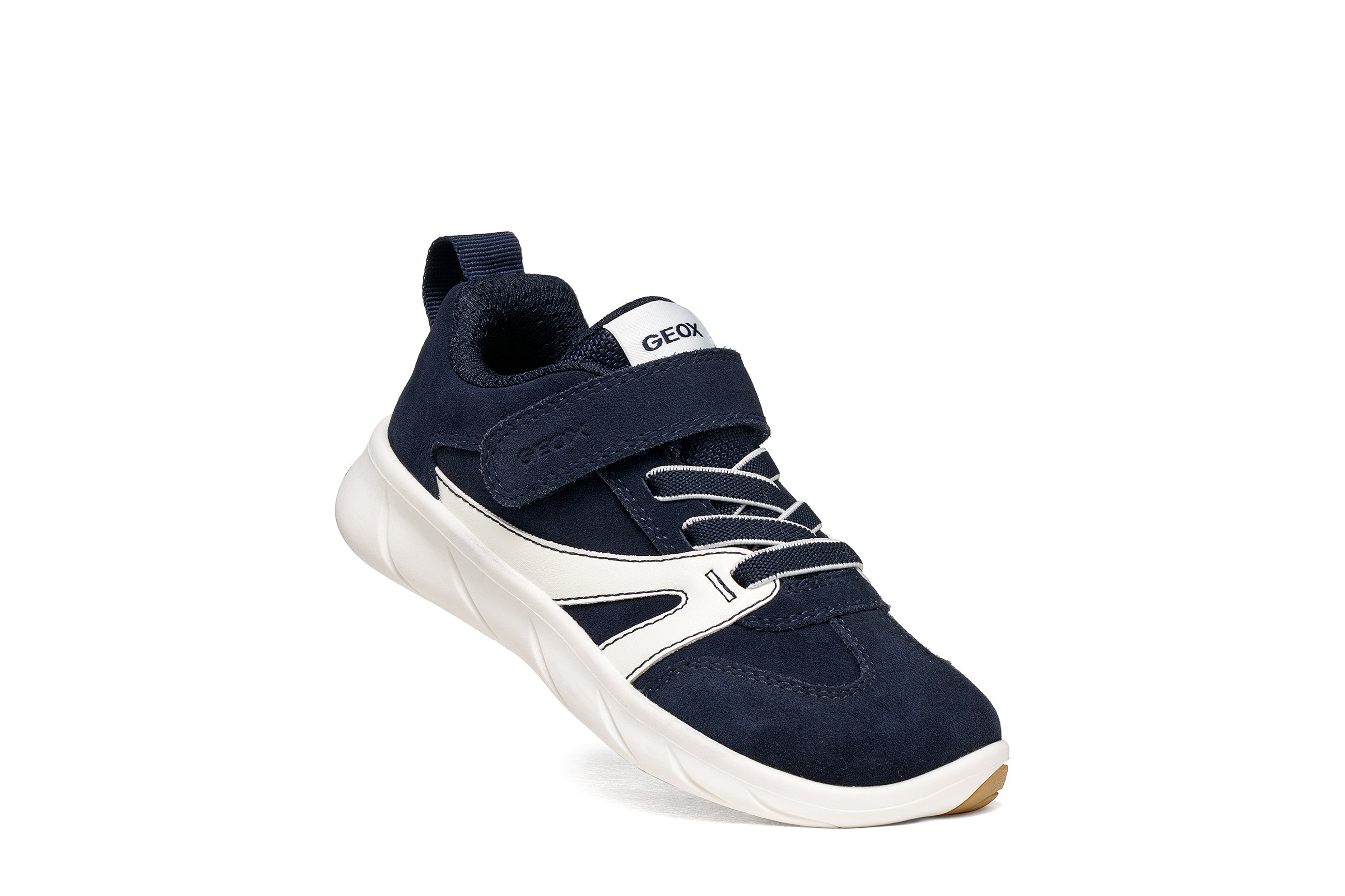 Ténis Foot-Run Azul marinho/Branco Júnior