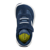 Ténis Foot-Run Azul marinho/Branco Baby