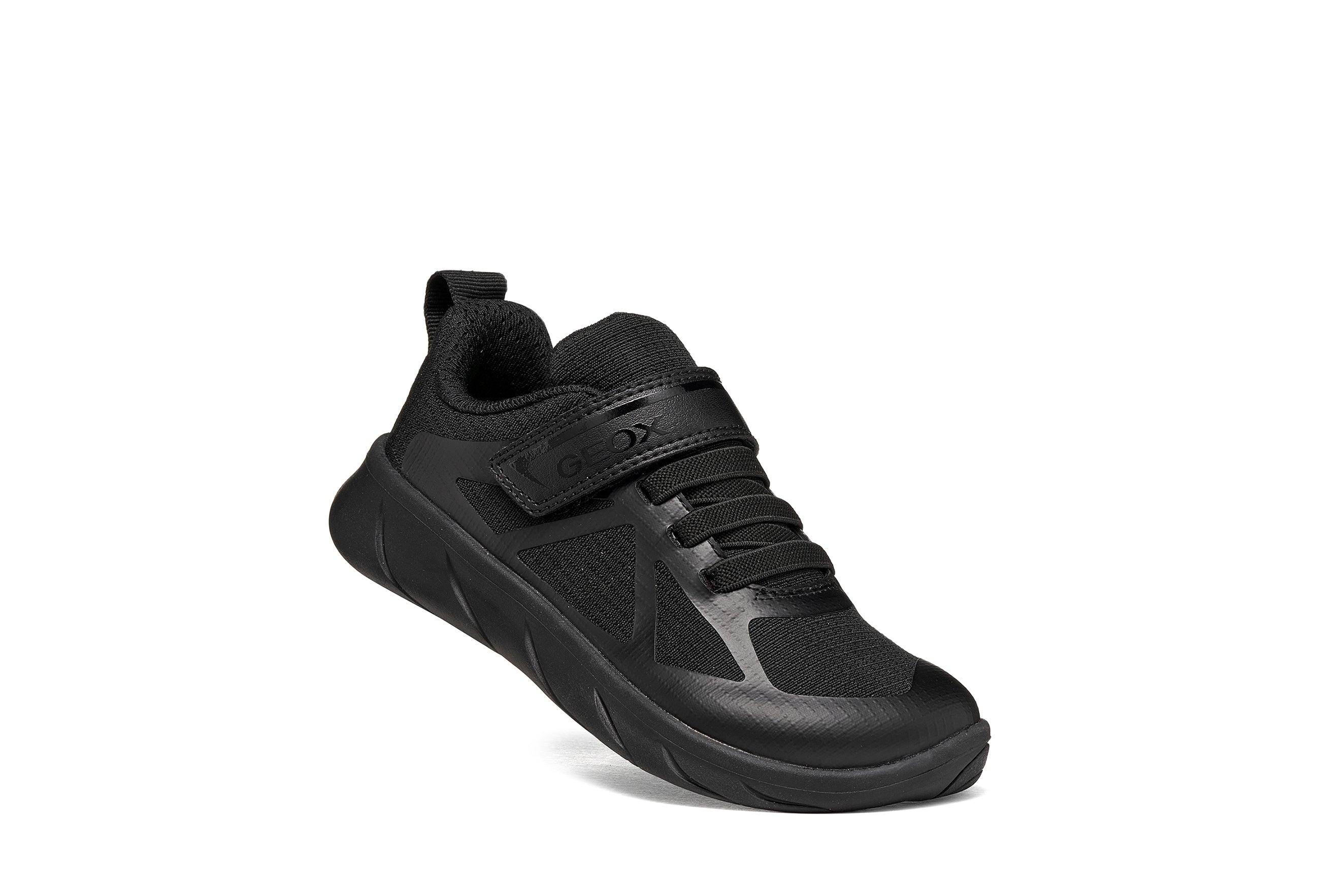 Foot-Run Black Sports Trainers