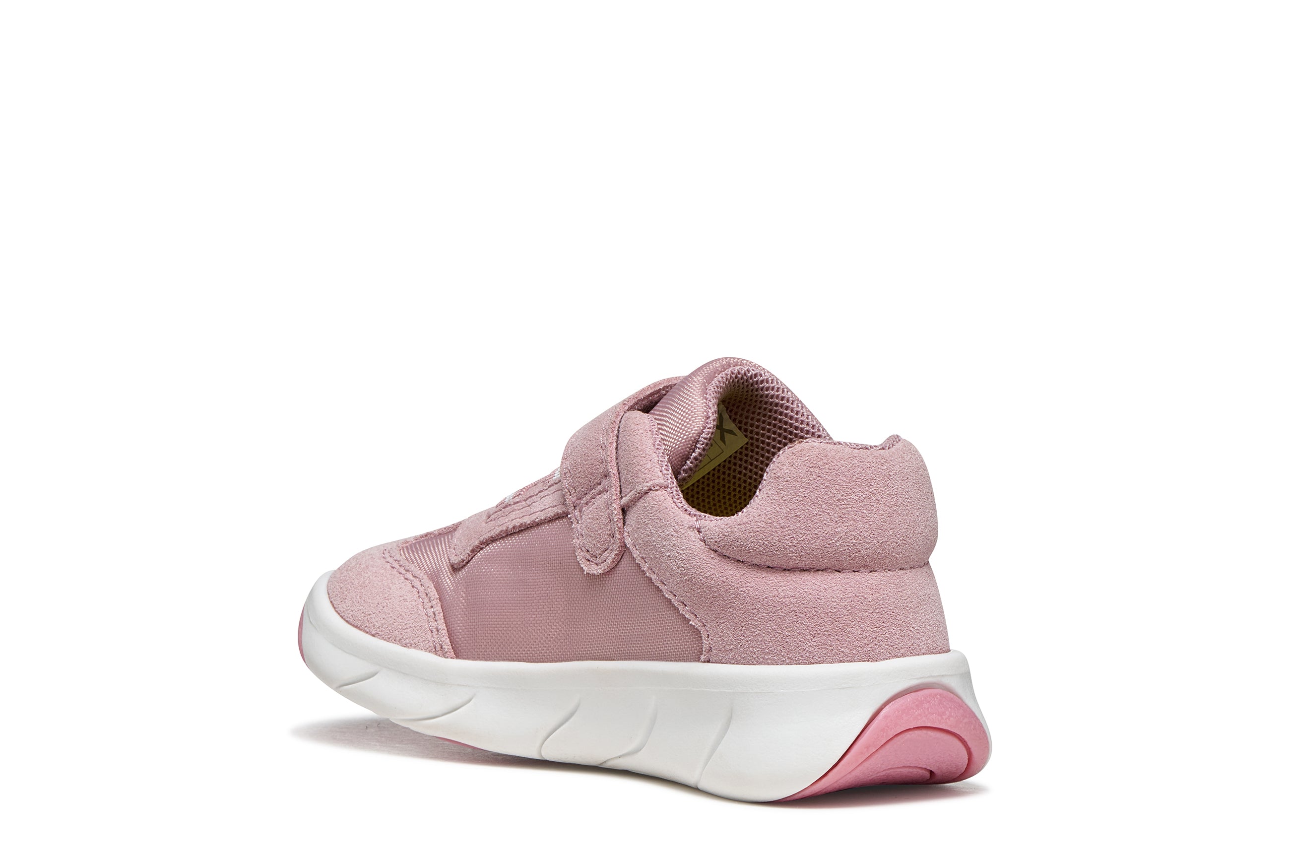 Ténis Foot-Run Rosa antigo/Branco Baby