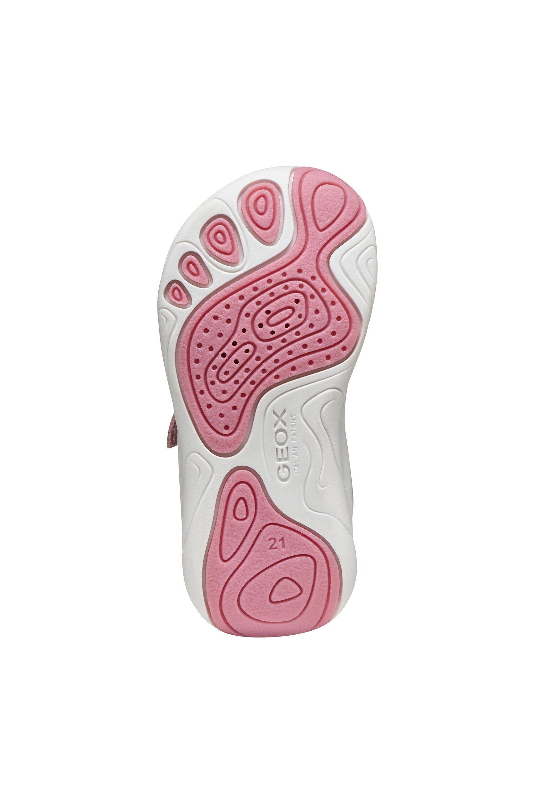 Ténis Foot-Run Rosa antigo/Branco Baby