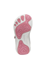 Ténis Foot-Run Rosa antigo/Branco Baby