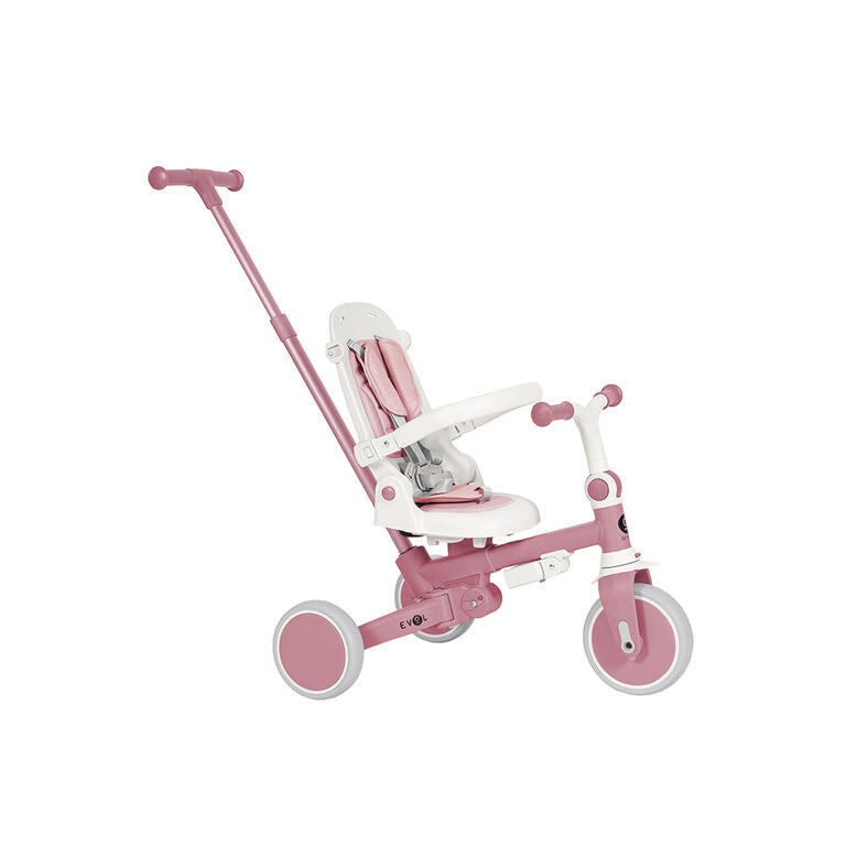Triciclo Rosa Multifunções Evol