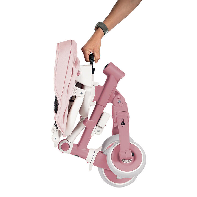 Triciclo Rosa Multifunções Evol